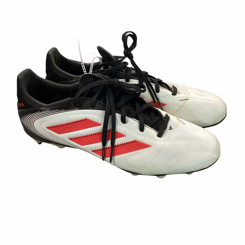 Vist Large View of Product Image Which is Used Adidas Soccer Cleats White Senior 12