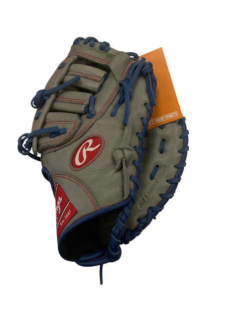Vist Large View of Product Image Which is Used Rawlings SELECT PRO LITE BB/SB First Base RH Throw Grey 11 1/2"
