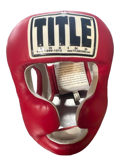 Vist Large View of Product Image Which is Used Title Boxing KICKBOXING HEAD GEAR Boxing Headgear Red