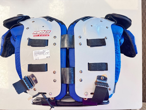 Vist Large View of Product Image Which is Used Riddell EVOLUTION FB Shoulder Pads Grey LG