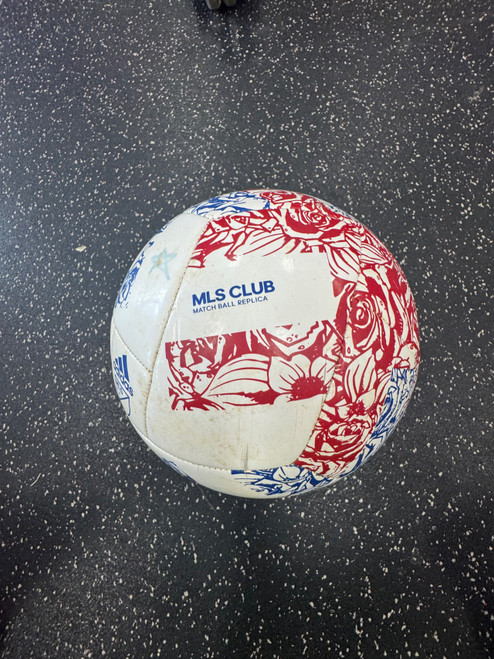 Vist Large View of Product Image Which is Used Adidas MLS All Size Soccer Ball White 4