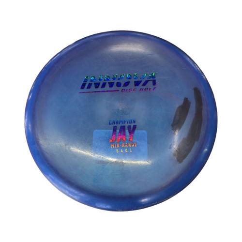 Vist Large View of Product Image Which is Used Innova CHAMPION JAY Disc Golf Mid Range Cobalt