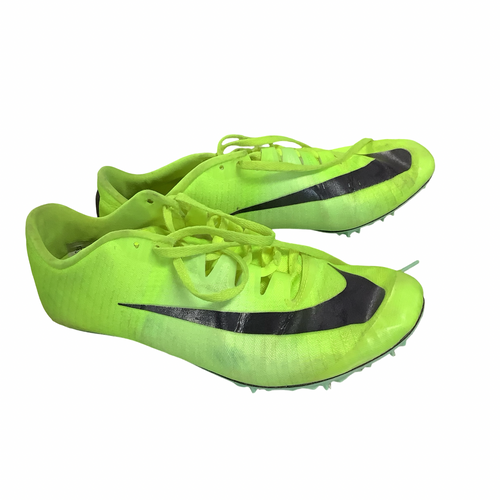 Vist Large View of Product Image Which is Used Nike Track & Field Cleats Adult Yellow Senior 6.5