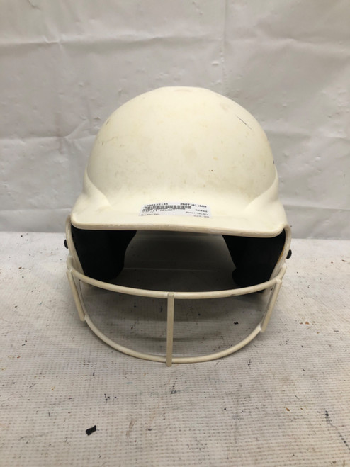 Vist Large View of Product Image Which is Used RIP-IT HELMET Batting Helmet w/Mask White MD