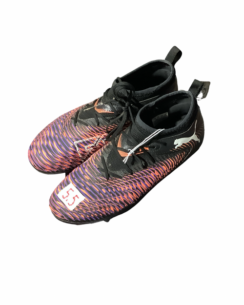 Vist Large View of Product Image Which is Used Puma Soccer Cleats Black Senior 5.5