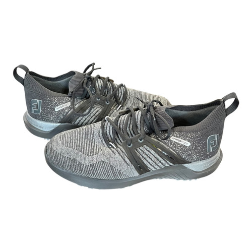 Vist Large View of Product Image Which is Used Foot Joy HYPER FLEX Mens Golf Shoes Grey Senior 9