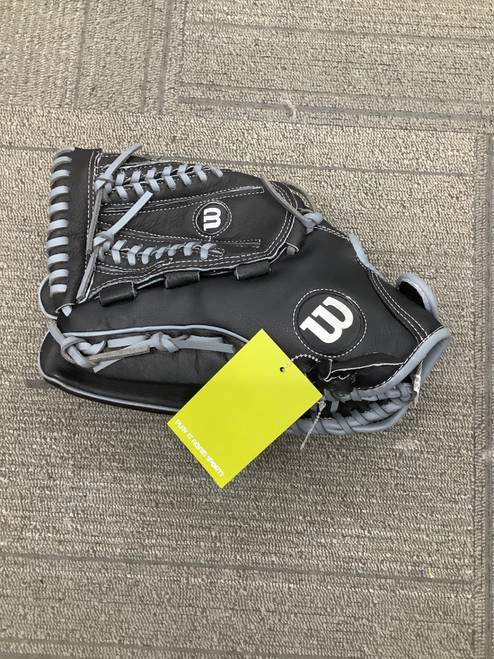 Vist Large View of Product Image Which is Used Wilson A360 BB/SB Glove LH Throw Black 13"