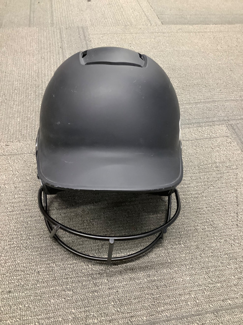 Vist Large View of Product Image Which is Used Mizuno BLK Batting Helmet w/Mask Black MD