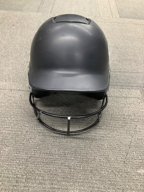 Vist Large View of Product Image Which is Used Mizuno BLK Batting Helmet w/Mask Black SM