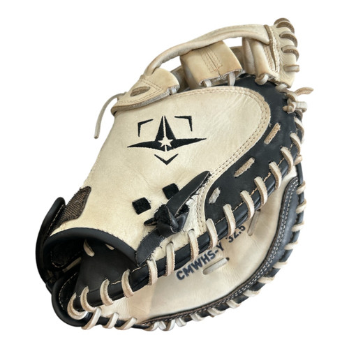 Vist Large View of Product Image Which is Used All Star CMWHS-Y RHT 32.5 FP CM BB/SB Catchers RH Throw White And Black 32 1/2"