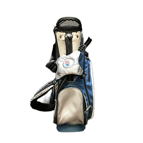 Vist Large View of Product Image Which is Used US Kids Jr Stand Bag Navy Blue