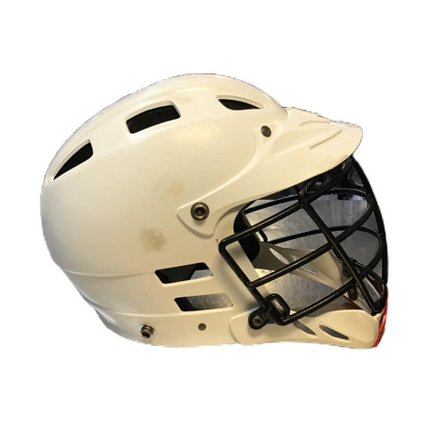 Vist Large View of Product Image Which is Used Cascade Lacrosse Helmet White One Size