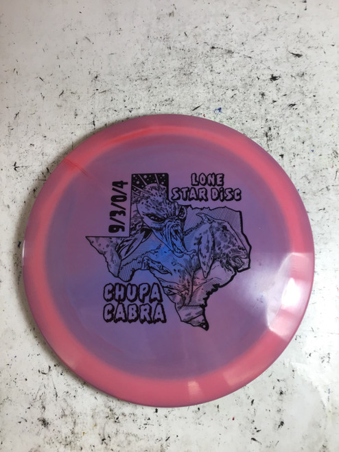 Vist Large View of Product Image Which is New Lone Star Disc ALPHA CHUPACABRA Disc Golf Driver Pink 175g