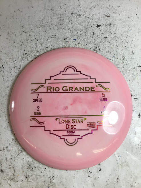 Vist Large View of Product Image Which is New Lone Star Disc BRAVO RIO GRANDE Disc Golf Driver Pink 173g
