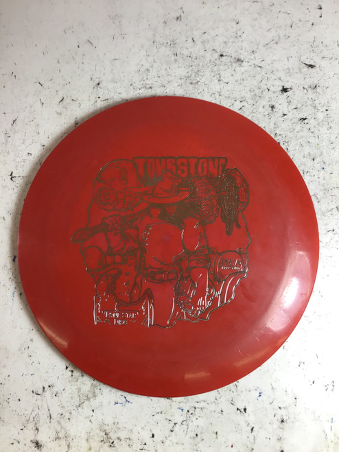 Vist Large View of Product Image Which is New Lone Star Disc BRAVO TOMBSTONE Disc Golf Driver Red 176g
