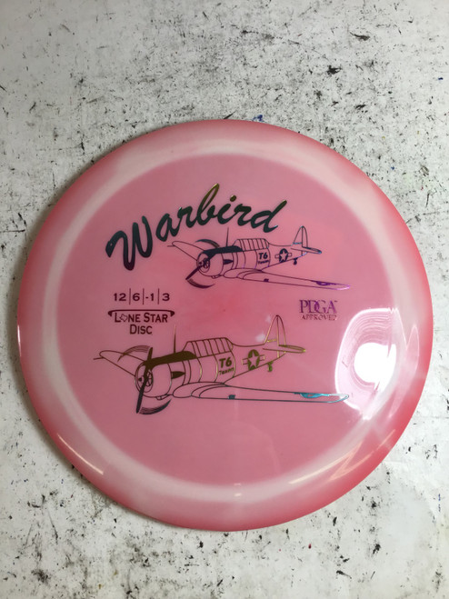 Vist Large View of Product Image Which is New Lone Star Disc ALPHA WARBIRD Disc Golf Driver Pink 174g