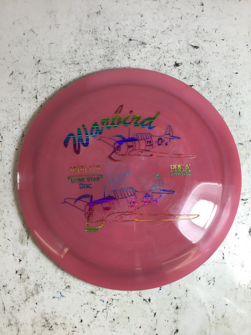 Vist Large View of Product Image Which is New Lone Star Disc BRAVO WARBIRD Disc Golf Driver Pink 175g