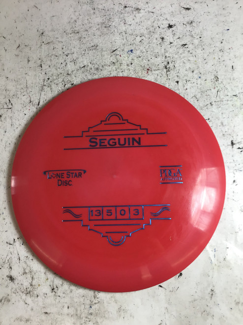 Vist Large View of Product Image Which is New Lone Star Disc BRAVO SEGUIN Disc Golf Driver Red 173g