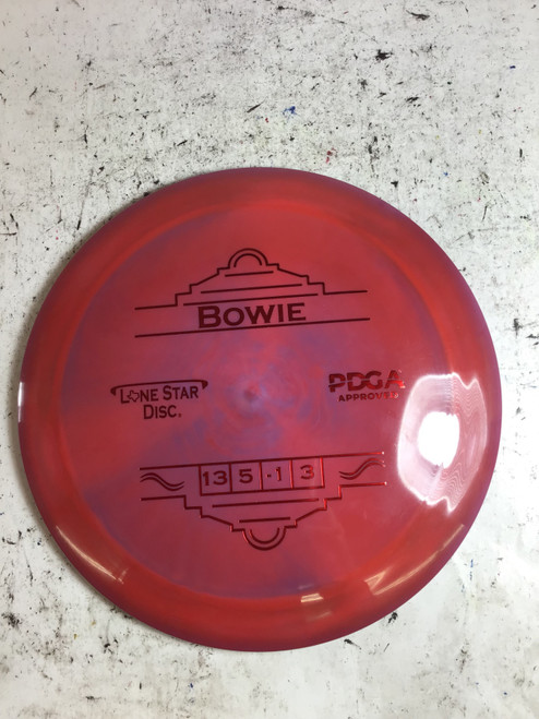 Vist Large View of Product Image Which is New Lone Star Disc ALPHA BOWIE Disc Golf Driver Pink 171g