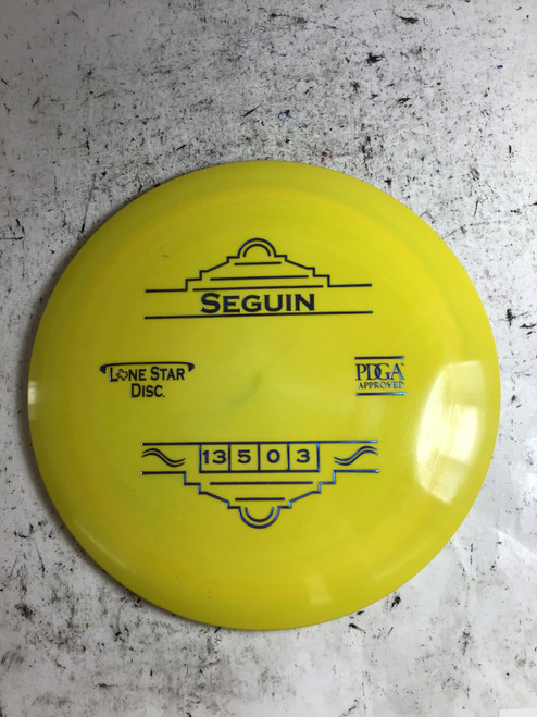 Vist Large View of Product Image Which is New Lone Star Disc BRAVO SEGUIN Disc Golf Driver Yellow 173g