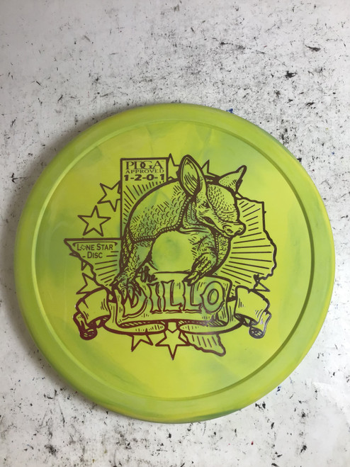 Vist Large View of Product Image Which is New Lone Star Disc V2 ARMADILLO Disc Golf Putter Yellow 173g