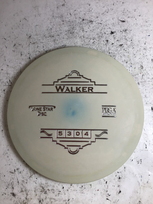 Vist Large View of Product Image Which is New Lone Star Disc D2 WALKER Disc Golf Mid Range White 168g
