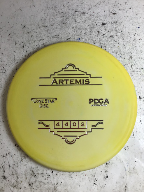 Vist Large View of Product Image Which is New Lone Star Disc D2 ARTEMIS Disc Golf Putter Yellow 175g