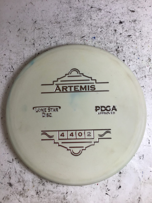 Vist Large View of Product Image Which is New Lone Star Disc D2 ARTEMIS Disc Golf Putter White 173g