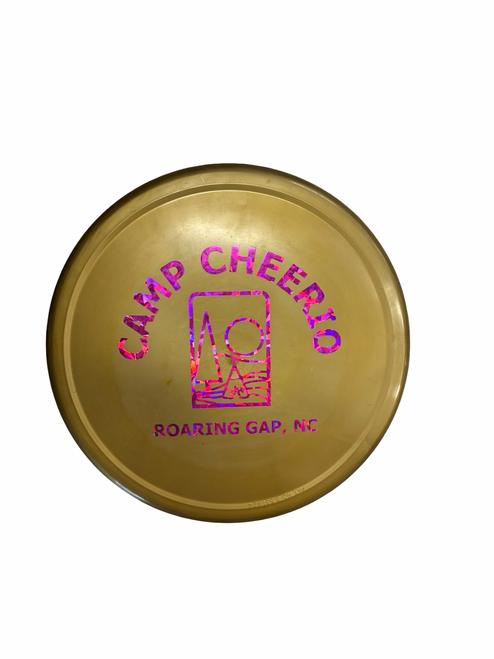 Vist Large View of Product Image Which is Used Innova RHYNO Disc Golf Putter Gold