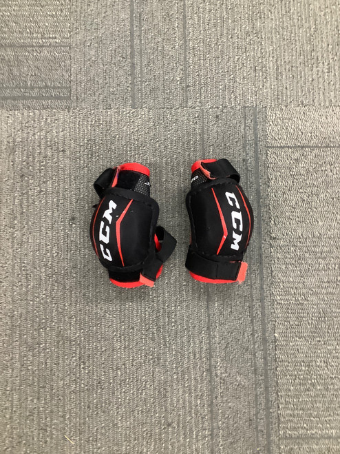 Vist Large View of Product Image Which is Used CCM FT350 Youth Elbow Pads SM