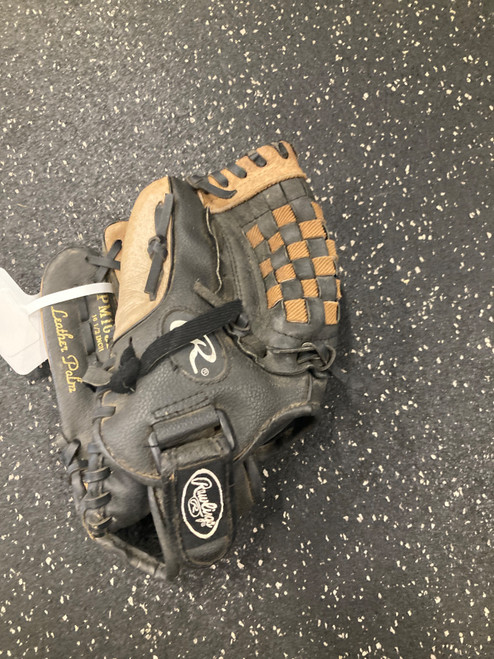 Vist Large View of Product Image Which is Used Rawlings PM105RB BB/SB Glove LH Throw Black 10 1/2"