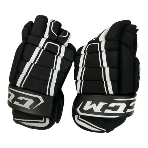 Vist Large View of Product Image Which is Used CCM 4R Senior Gloves Black 12"