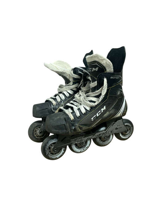 Vist Large View of Product Image Which is Used CCM 9040R Junior Rec Fitness Skates Black Junior 03