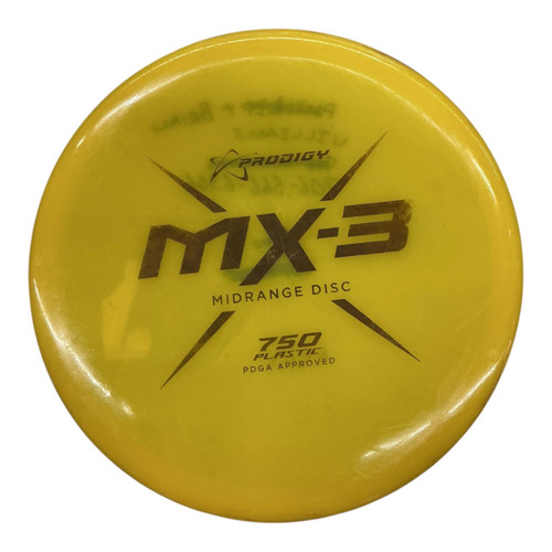 Vist Large View of Product Image Which is Used Prodigy MX-3 750 Disc Golf Mid Range Yellow 174g