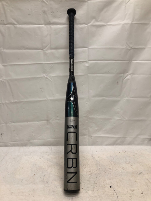 Vist Large View of Product Image Which is Used Mizuno PWR CRBN 340605 BB/SB Fastpitch Bat 32"