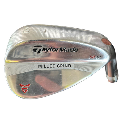 Vist Large View of Product Image Which is Used Taylormade MILLED GRIND SB-10 Golf Wedge Mens RH 60 Degree