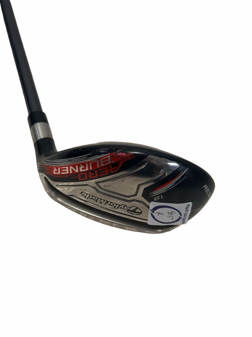 Vist Large View of Product Image Which is Used Taylormade AERO BURNER RESCUE Mens 19deg Hybrid Club RH 3 Hybrid 40.5" w/ 60g R-Flex Shaft