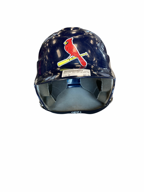 Vist Large View of Product Image Which is Rawlings SM Batting Helmet No Mask Navy Blue SM