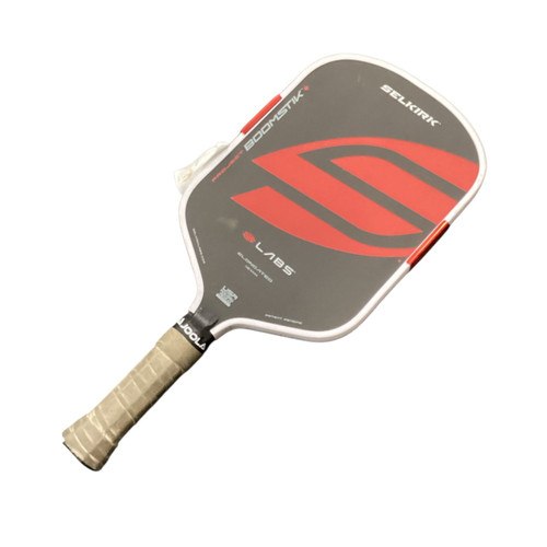 Vist Large View of Product Image Which is Used Selkirk BOOMSTIK Pickleball Racquet Black
