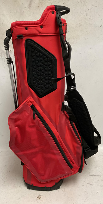 Vist Large View of Product Image Which is Used Titleist 4 PLAYERS STAND BAG Mens Stand Bag Red And Black