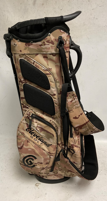 Vist Large View of Product Image Which is Used Cleveland CAMO CG STAND BAG Mens Stand Bag Camouflage