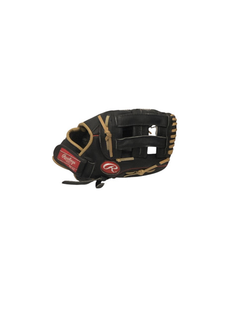 Vist Large View of Product Image Which is Used Rawlings H115HB BB/SB Glove RH Throw Black 11 1/2"