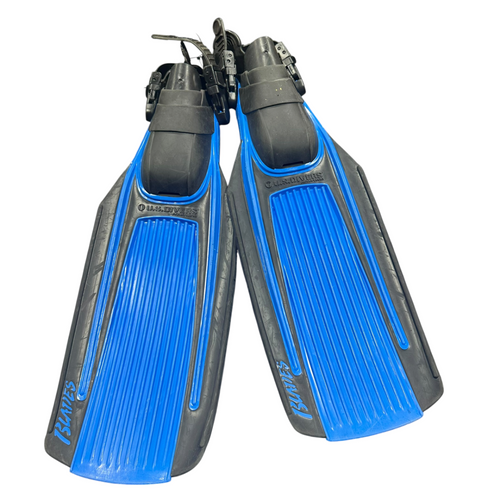 Vist Large View of Product Image Which is Used US Divers Underwater Fins Royal Blue XS
