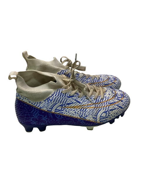 Vist Large View of Product Image Which is Used Soccer Cleats Royal Blue Senior 7.5