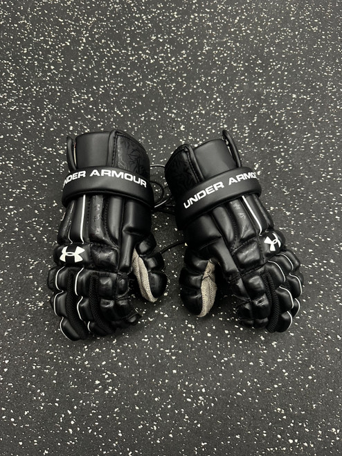 Vist Large View of Product Image Which is Used Under Armour 2T2 Lacrosse Gloves Mens Black MD