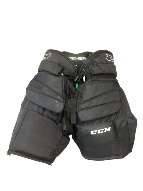 Vist Large View of Product Image Which is Used CCM PREMIER Junior Goalie Pant Black LG