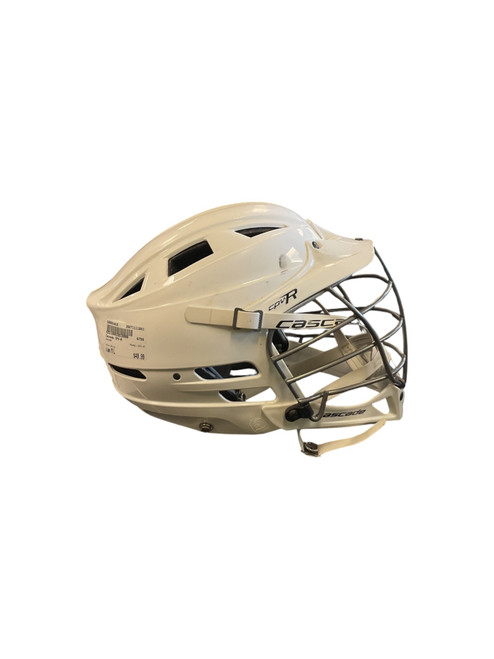 Vist Large View of Product Image Which is Used Cascade CPV-R Lacrosse Helmet White M/L