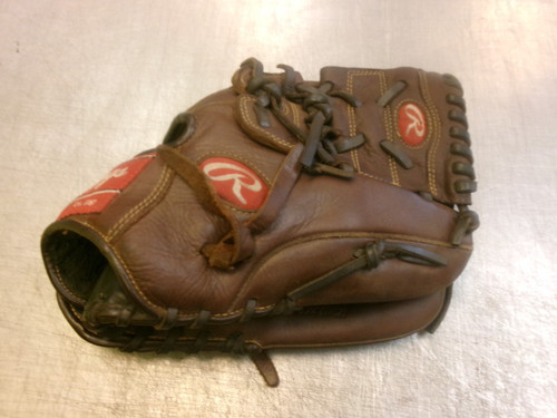 Vist Large View of Product Image Which is Used Rawlings SANDLOT BB/SB Glove RH Throw Brown 11 3/4"