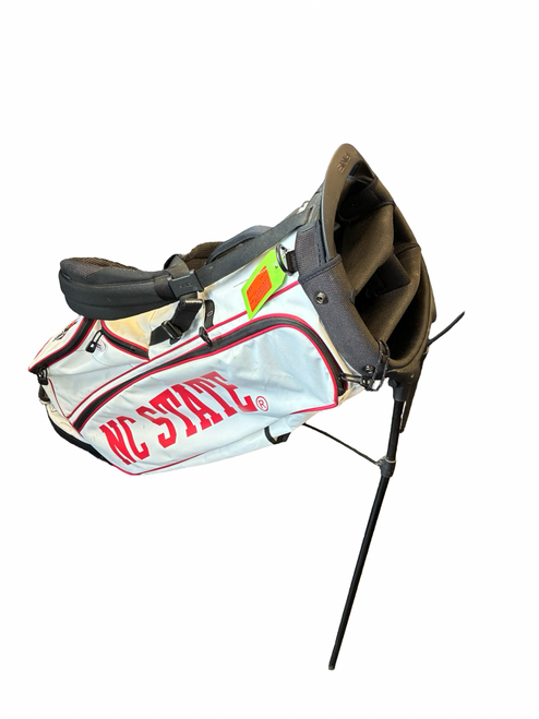 Vist Large View of Product Image Which is Used Ping NC STATE Mens Stand Bag White