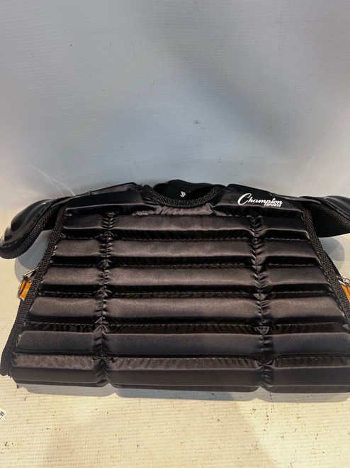 Vist Large View of Product Image Which is Used Champion Sports P160 Catchers Chest Protector Black Adult
